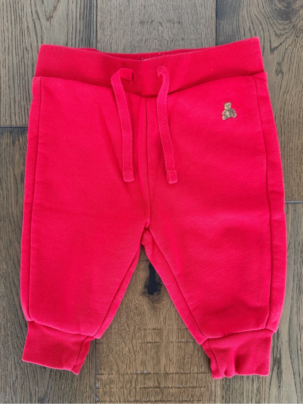 NWOT Baby GAP Bright Red Sweatpants with Drawstring